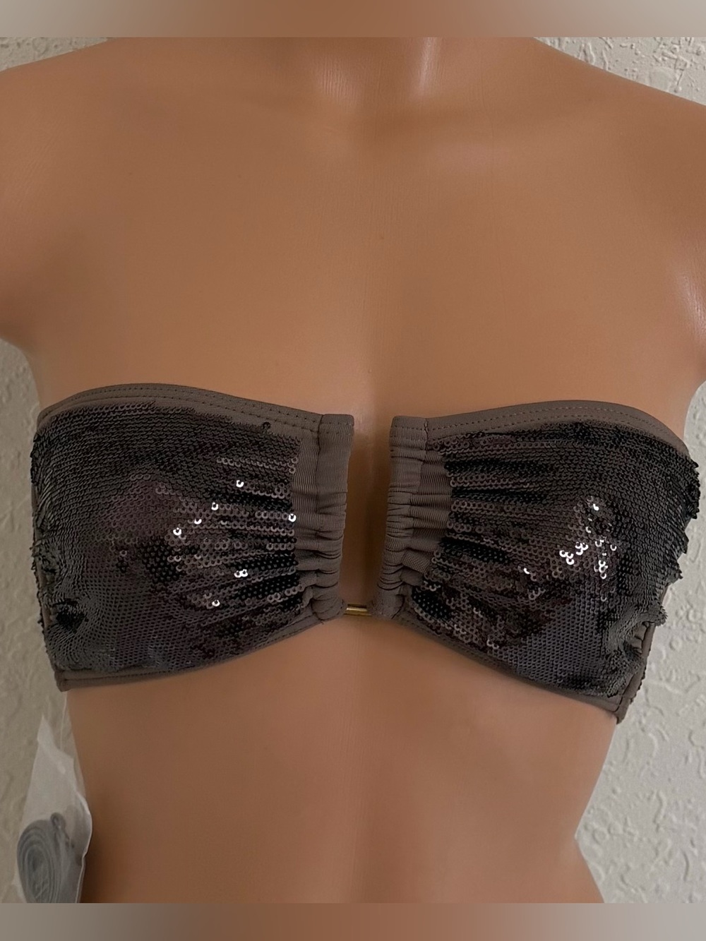 ALLSAINTS Sparkle Mirelle Bikini Top NWOT